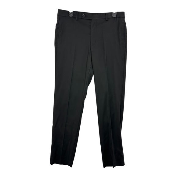 Lauren Ralph Lauren Mens Black Edgewood Classic Fit Stretch Pants 32x32 - Picture 1 of 11